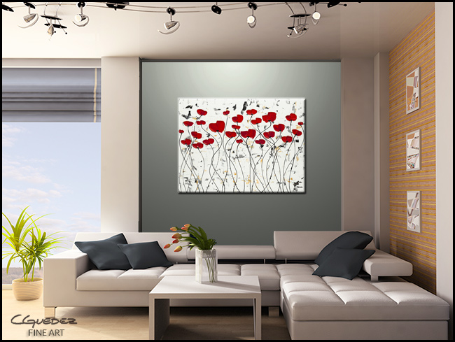 Garden of Hope-Modern Contemporary Abstract Art Painting Image