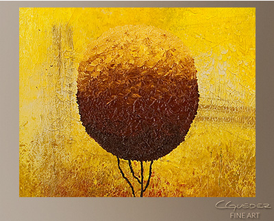 A Bright Day Modern Abstract Art Painting -Wall Art Close Up