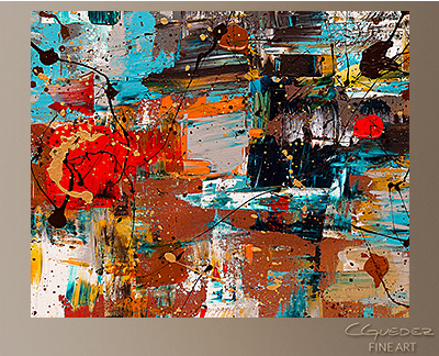 abstract celebration painting modern