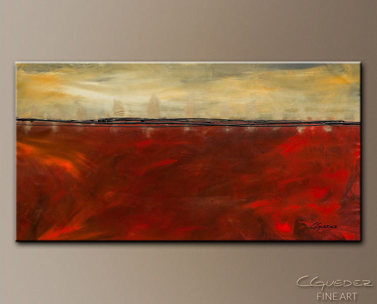 Affluence - Abstract Art Painting Image by Carmen Guedez