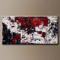 Abstract Art Canvas Painting - Beyond the Horizon - Modern Art