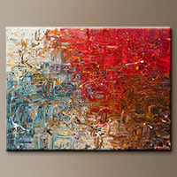 Large Abstract Art Painting - Big Bang - Original Art