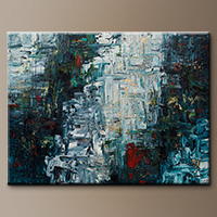 Modern Abstract Art Painting - Calming Falls - Wall Art