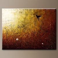 Abstract Art - Chasing the Light - Original Painting