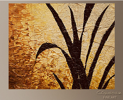 Dawn Modern Abstract Art Painting -Wall Art Close Up