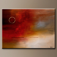 Modern Original Abstract Art Painting - Eclipse - Original Painting