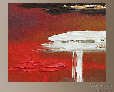 Effusion Modern Abstract Art Painting -Wall Art Close Up