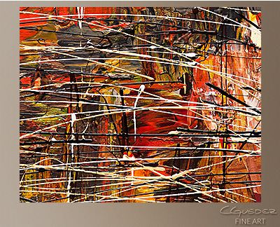 Endless Possibilities Modern Abstract Art Painting -Wall Art Close Up