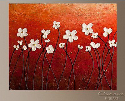 Floral Inspiration Close Up Floral Inspiration Abstract Painting Close Up