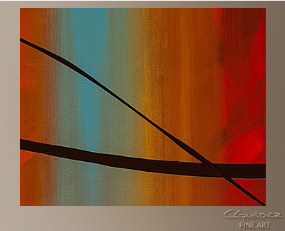 Forever Young Modern Abstract Art Painting -Wall Art Close Up