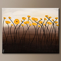 Original Abstract Painting - Full Moon Passion - Modern Art