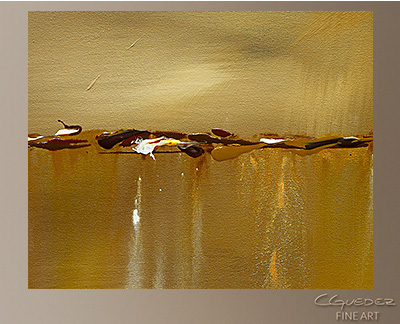 Golden Rule Modern Abstract Art Painting -Wall Art Close Up