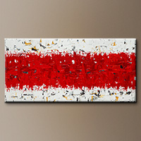 Original Canvas Art - Hashtag Red - Art Gallery