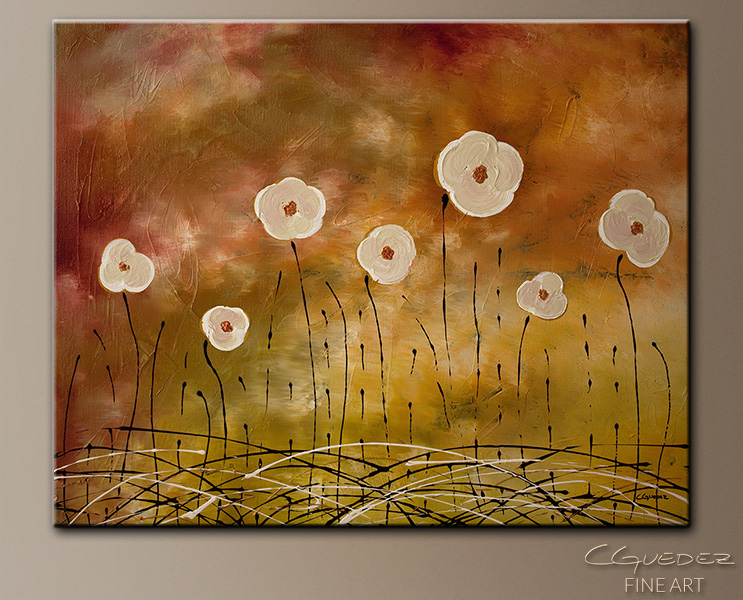 Joyce to the World - Abstract Art Painting Image by Carmen Guedez
