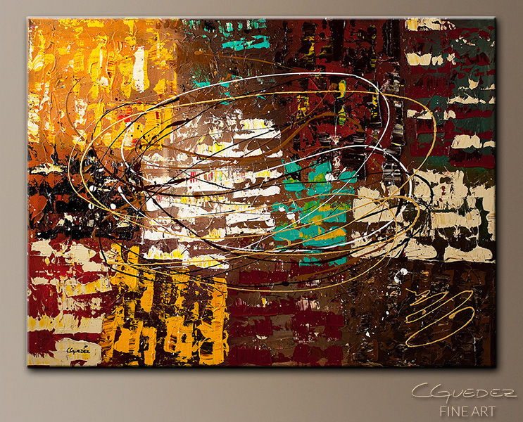 Light at the End of the Tunnel - Abstract Art Painting Image by Carmen Guedez