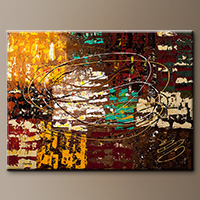 Geometric - Light at the End of the Tunnel - Original Painting