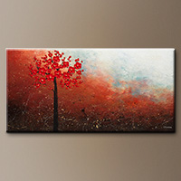 Red Poppy Flowers Abstract Art - Natural Beauty - Modern Art