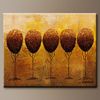 Abstract Art - Quintuplets - Wall Art