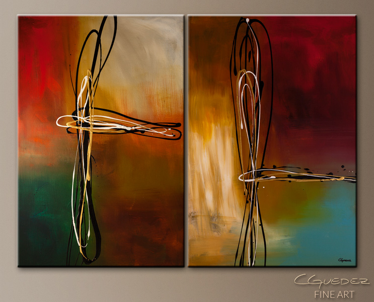 Original Abstract Art Painting - Rush