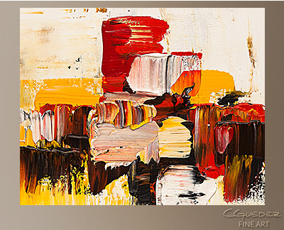 So Many Ways Modern Abstract Art Painting -Wall Art Close Up