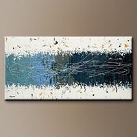 Large Abstract Paintings- Taking Chances - Canvas Painting