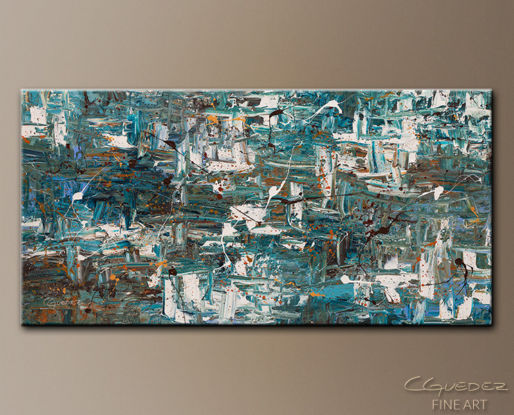 The Memo - Abstract Art Painting Image by Carmen Guedez