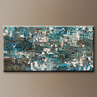 Oversized Canvas Art - The Memo - Large Abstract