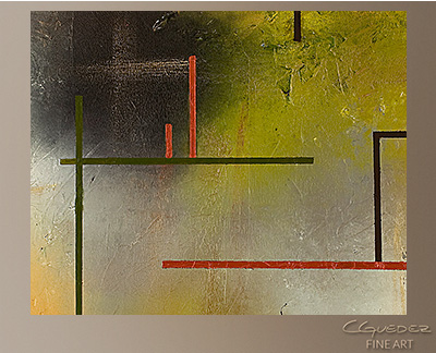 The Time Machineh Modern Abstract Art Painting -Wall Art Close Up