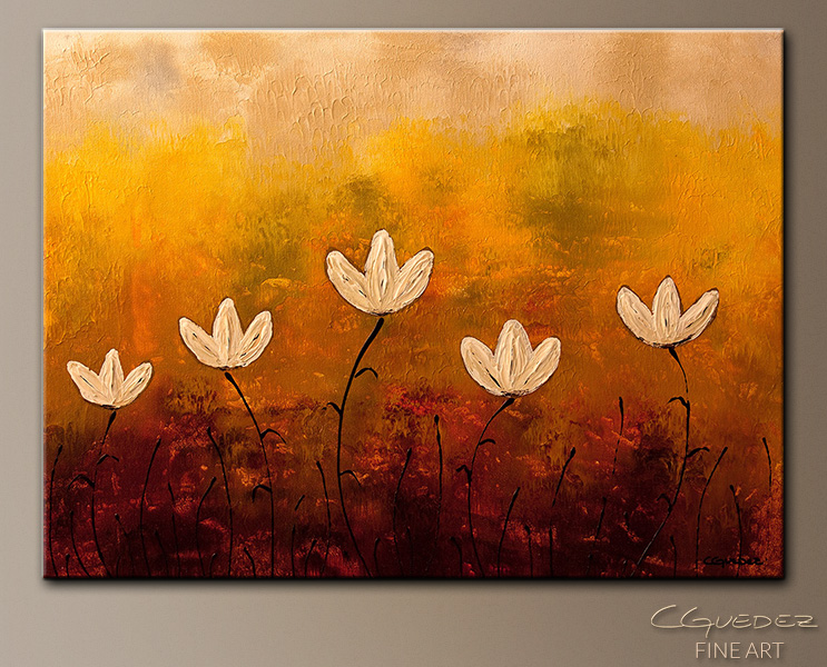 Touch of Nature - Abstract Art Painting Image by Carmen Guedez