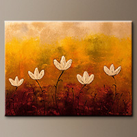 Abstract Art Canvas Paintings - Touch of Nature - Original Painting