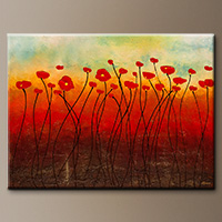 Abstract Art Online Gallery - Touching the Sky - Art Canvas