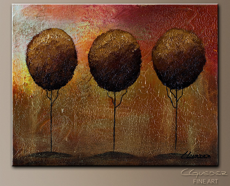 Tranquility - Abstract Art Painting Image by Carmen Guedez