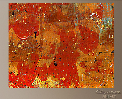 Travel Story Modern Abstract Art Painting -Wall Art Close Up