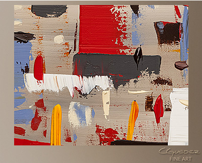 World of Possibilities Modern Abstract Art Painting -Wall Art Close Up