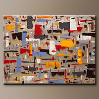 Modern Abstract Painting - World of Possibilities - Large Art