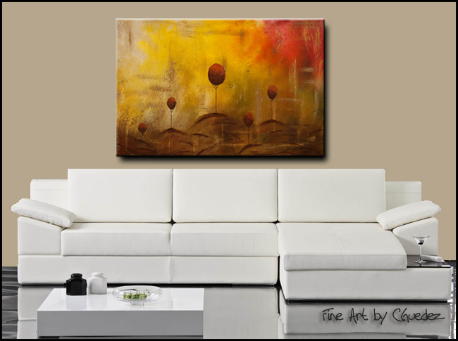 Time to Meander-Modern Contemporary Abstract Art Painting Image