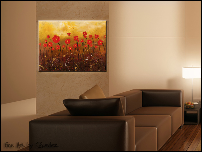Delightful Inspiration-Modern Contemporary Abstract Art Painting Image