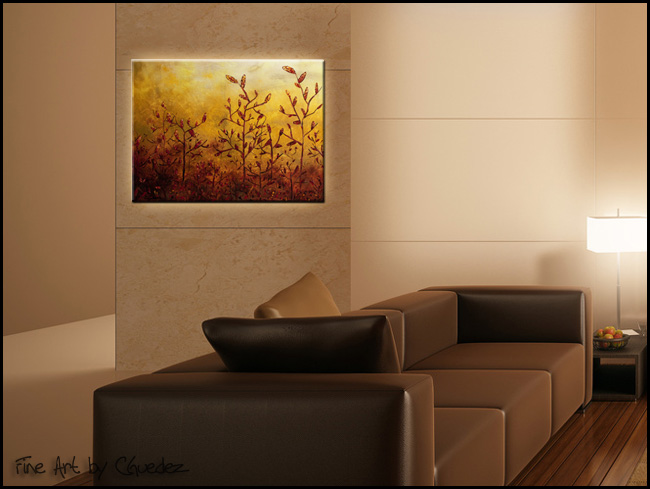 Enchanted Memories-Modern Contemporary Abstract Art Painting Image