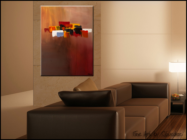 Fair Winds-Modern Contemporary Abstract Art Painting Image