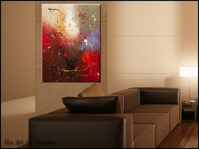 The Fleur-Modern Contemporary Abstract Art Painting Image