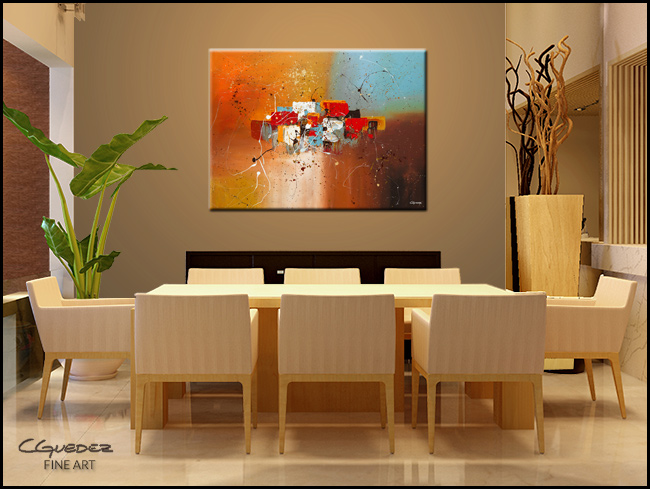 Strenght in Numbers-Modern Contemporary Abstract Art Painting Image