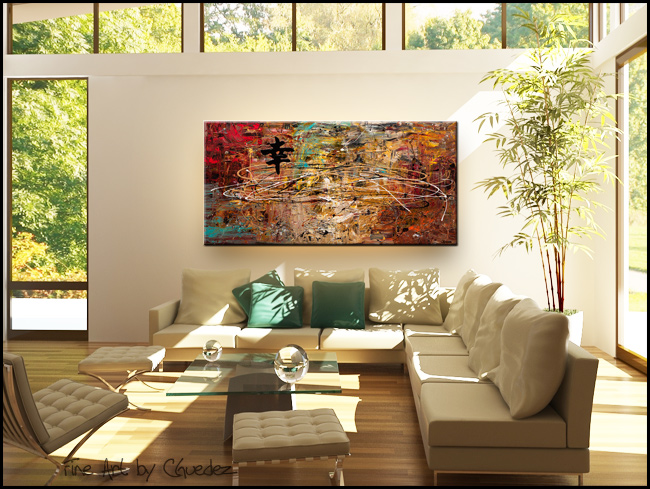 Good Fortune-Modern Contemporary Abstract Art Painting Image