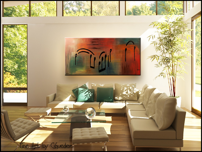 Meditation-Modern Contemporary Abstract Art Painting Image