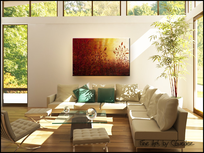 Where I Grew Up-Modern Contemporary Abstract Art Painting Image