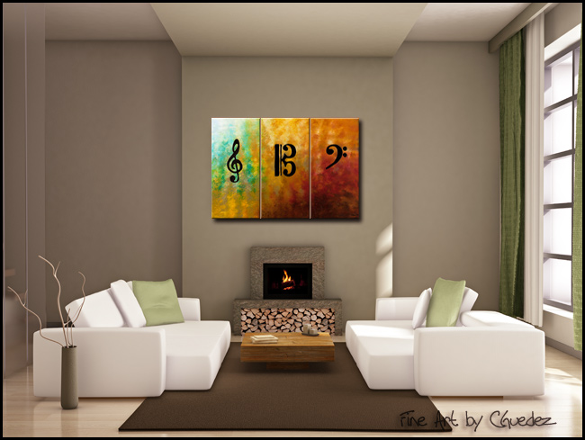 Clefs-Modern Contemporary Abstract Art Painting Image