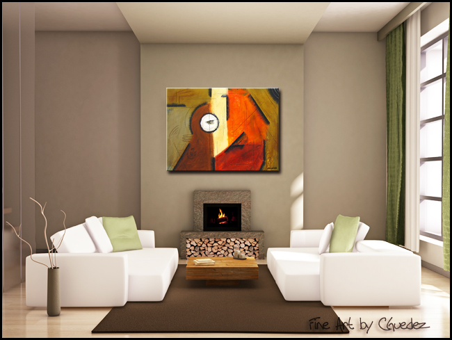 My Orchestra-Modern Contemporary Abstract Art Painting Image