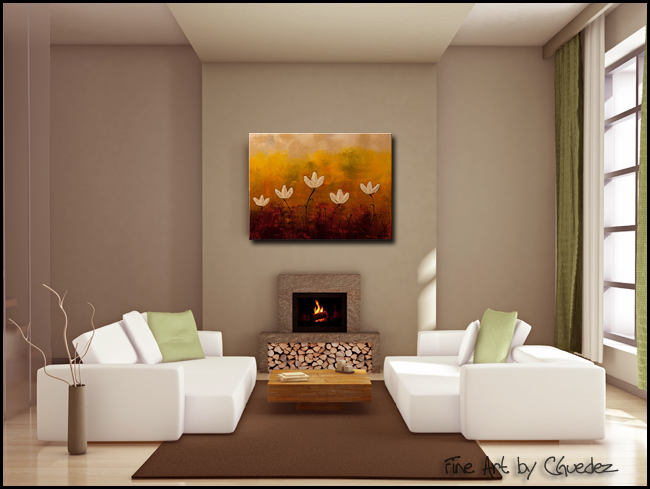 Touch of Nature-Modern Contemporary Abstract Art Painting Image