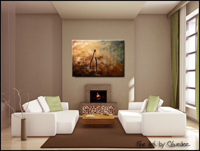 Vino de Arte Moderno-Modern Contemporary Abstract Art Painting Image