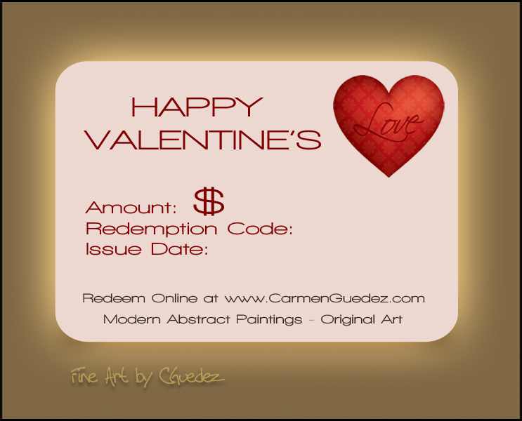 Valentine's Day - Gift Certificate