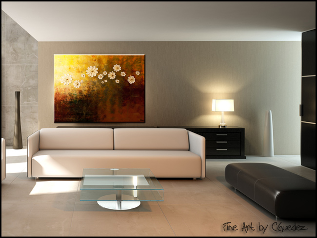 Happily Ever After-Modern Contemporary Abstract Art Painting Image